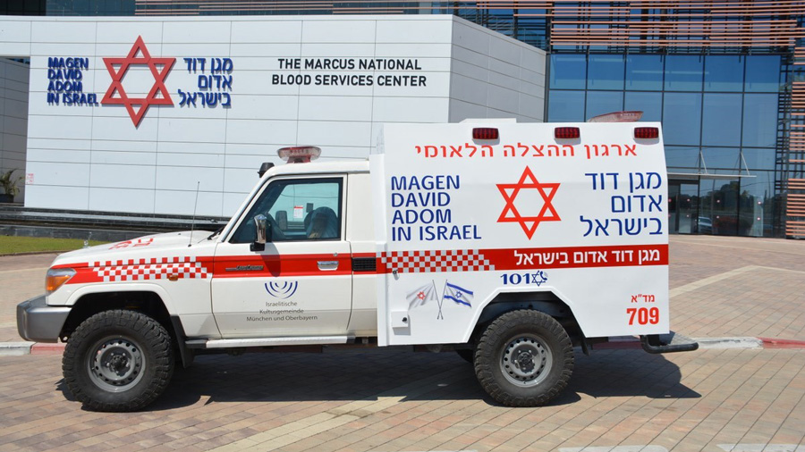 Magen David Adom inaugure sa 80ᵉ ambulance blindée